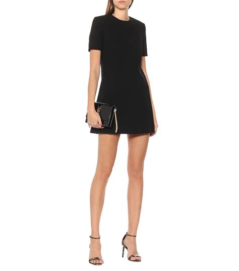 ysl black mini dress|ysl chic trio set black.